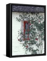 Traditional Cottage, County Mayo, Ireland-William Sutton-Framed Stretched Canvas