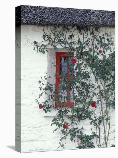 Traditional Cottage, County Mayo, Ireland-William Sutton-Stretched Canvas