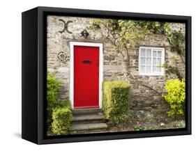 Traditional Cottage in West Lulworth, Dorset, UK-Nadia Isakova-Framed Stretched Canvas