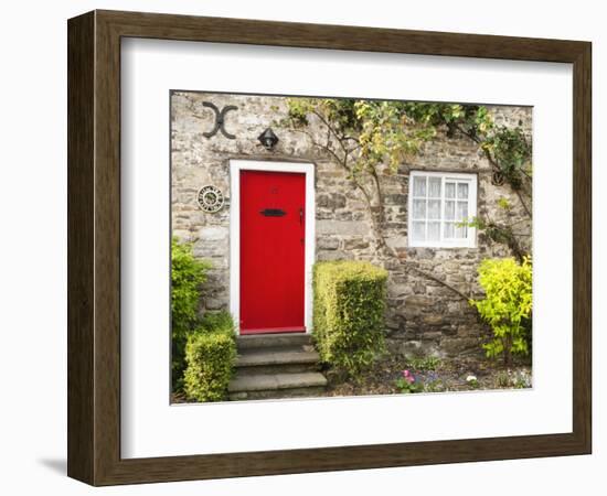 Traditional Cottage in West Lulworth, Dorset, UK-Nadia Isakova-Framed Photographic Print