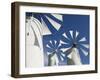 Traditional Cretan Windmills, Ano Kera, Iraklio Province, Crete, Greece-Walter Bibikow-Framed Photographic Print