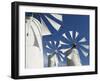 Traditional Cretan Windmills, Ano Kera, Iraklio Province, Crete, Greece-Walter Bibikow-Framed Photographic Print