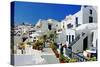 Traditional Cycladic Architectural Style Santorini-Maugli-l-Stretched Canvas