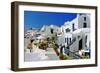 Traditional Cycladic Architectural Style Santorini-Maugli-l-Framed Photographic Print