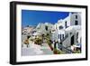 Traditional Cycladic Architectural Style Santorini-Maugli-l-Framed Photographic Print