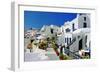 Traditional Cycladic Architectural Style Santorini-Maugli-l-Framed Photographic Print