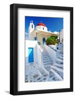 Traditional Cycladic Architecture - Milos Island-Maugli-l-Framed Photographic Print