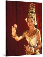 Traditional Dancer and Costumes, Khmer Arts Dance, Siem Reap, Cambodia-Bill Bachmann-Mounted Photographic Print