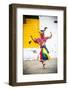 Traditional Dancer at the Paro Festival, Paro, Bhutan, Asia-Jordan Banks-Framed Photographic Print