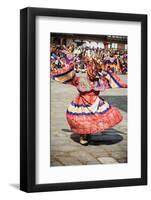 Traditional Dancer at the Paro Festival, Paro, Bhutan, Asia-Jordan Banks-Framed Photographic Print