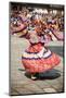 Traditional Dancer at the Paro Festival, Paro, Bhutan, Asia-Jordan Banks-Mounted Photographic Print