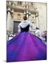 Traditional Dancing Outside the 13th Century Iglesia Y Convento Del Carmen, Valencia, Spain-Neil Farrin-Mounted Photographic Print