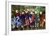 Traditional Dolls for Sale in the Market, Bagan (Pagan), Myanmar (Burma), Asia-Tuul-Framed Photographic Print