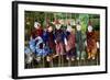 Traditional Dolls for Sale in the Market, Bagan (Pagan), Myanmar (Burma), Asia-Tuul-Framed Photographic Print