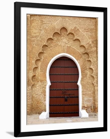 Traditional Doorway to Koutoubia Mosque-Simon Montgomery-Framed Premium Photographic Print