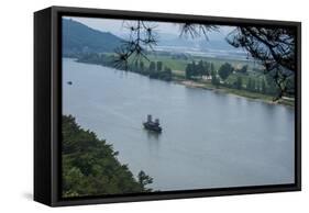 Traditional Dragon Boat-Michael-Framed Stretched Canvas