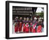 Traditional Dress and Procession for Tea Ceremony, Yasaka Jinja Shrine, Kyoto, Honshu Island, Japan-Christian Kober-Framed Photographic Print