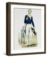 Traditional Dress for a Regidor, 1826-Claus Sluter-Framed Giclee Print