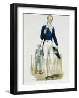 Traditional Dress for a Regidor, 1826-Claus Sluter-Framed Giclee Print