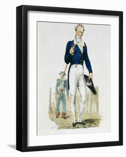 Traditional Dress for a Regidor, 1826-Claus Sluter-Framed Giclee Print