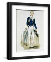 Traditional Dress for a Regidor, 1826-Claus Sluter-Framed Giclee Print