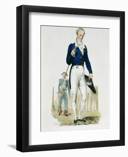 Traditional Dress for a Regidor, 1826-Claus Sluter-Framed Giclee Print