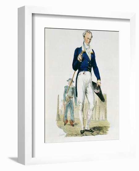 Traditional Dress for a Regidor, 1826-Claus Sluter-Framed Giclee Print