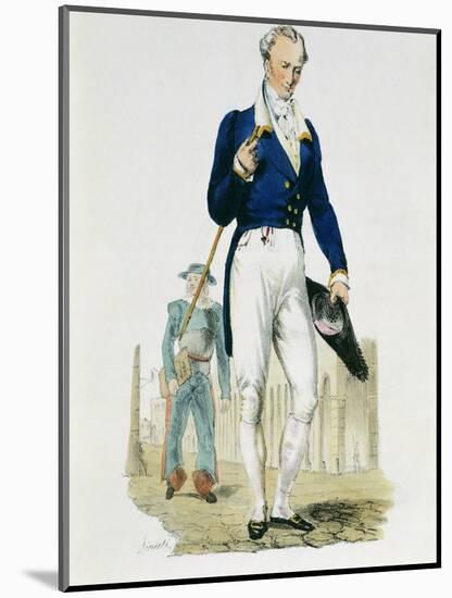 Traditional Dress for a Regidor, 1826-Claus Sluter-Mounted Giclee Print