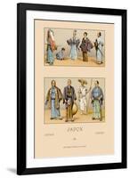 Traditional Dress of Diverse Japanese Castes-Racinet-Framed Art Print