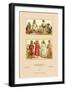 Traditional Dress of Northern Africa-Racinet-Framed Art Print