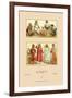 Traditional Dress of Northern Africa-Racinet-Framed Art Print