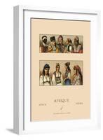 Traditional Dress of Northern Africa-Racinet-Framed Art Print