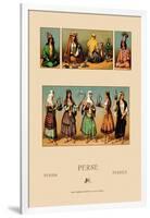 Traditional Dress of Persia-Racinet-Framed Art Print