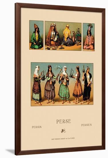 Traditional Dress of Persia-Racinet-Framed Art Print