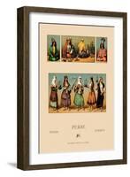 Traditional Dress of Persia-Racinet-Framed Art Print