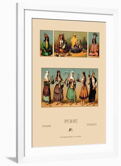 Traditional Dress of Persia-Racinet-Framed Art Print