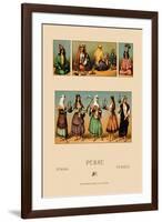 Traditional Dress of Persia-Racinet-Framed Art Print