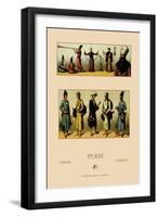 Traditional Dress of Persia-Racinet-Framed Art Print