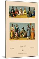 Traditional Dress of Persia-Racinet-Mounted Art Print