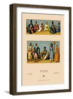 Traditional Dress of Persia-Racinet-Framed Art Print