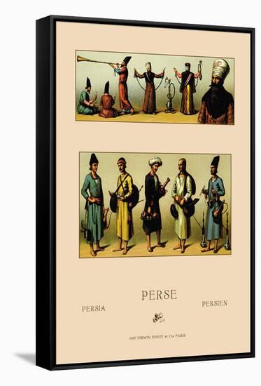 Traditional Dress of Persia-Racinet-Framed Stretched Canvas