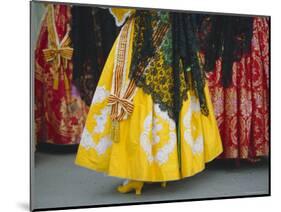 Traditional Dresses, Las Fallas Fiesta, Valencia, Spain, Europe-Rob Cousins-Mounted Photographic Print