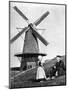 Traditional Dutch Scene with Windmill, Holland, 1936-Donald Mcleish-Mounted Giclee Print