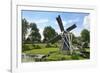 Traditional Dutch Windmill, Zuiderzee Open Air Museum, Lake Ijssel-Peter Richardson-Framed Photographic Print