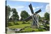 Traditional Dutch Windmill, Zuiderzee Open Air Museum, Lake Ijssel-Peter Richardson-Stretched Canvas