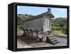 Traditional Elevated Stone Granary (Espigueiro), Used for Storing Corn, Close to the Village of Soa-Stuart Forster-Framed Stretched Canvas