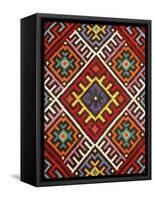 Traditional embroidery, Zakarpattia Oblast, Transcarpathia, Ukraine-Ivan Vdovin-Framed Stretched Canvas