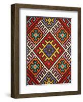 Traditional embroidery, Zakarpattia Oblast, Transcarpathia, Ukraine-Ivan Vdovin-Framed Photographic Print