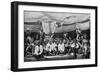 Traditional Enemies Assembled at a Peace Conference in Claudetown, Sarawak, C1899-Charles Hose-Framed Giclee Print