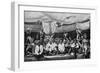 Traditional Enemies Assembled at a Peace Conference in Claudetown, Sarawak, C1899-Charles Hose-Framed Giclee Print